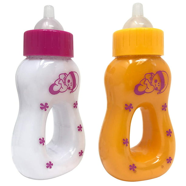 Magic Dolls Milk Bottle My Baby Doll Feeding Accessories Fake Formula Drink Gift